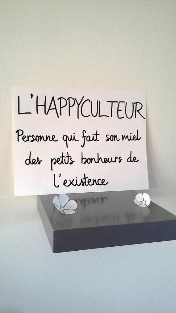 Affiche Citation L Happyculteur Affiche Etsy France