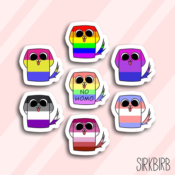 Gay Pride Sticker Gay Cat Lover Lgbt Stickers Pansexual Pride Sticker