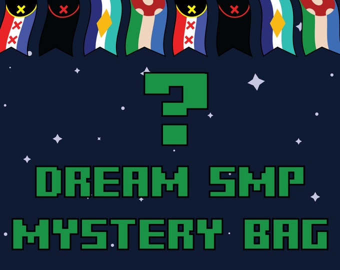 DSMP Mystery Bag Dream SMP Blind Box Dream Team Merch Minecraft Themed