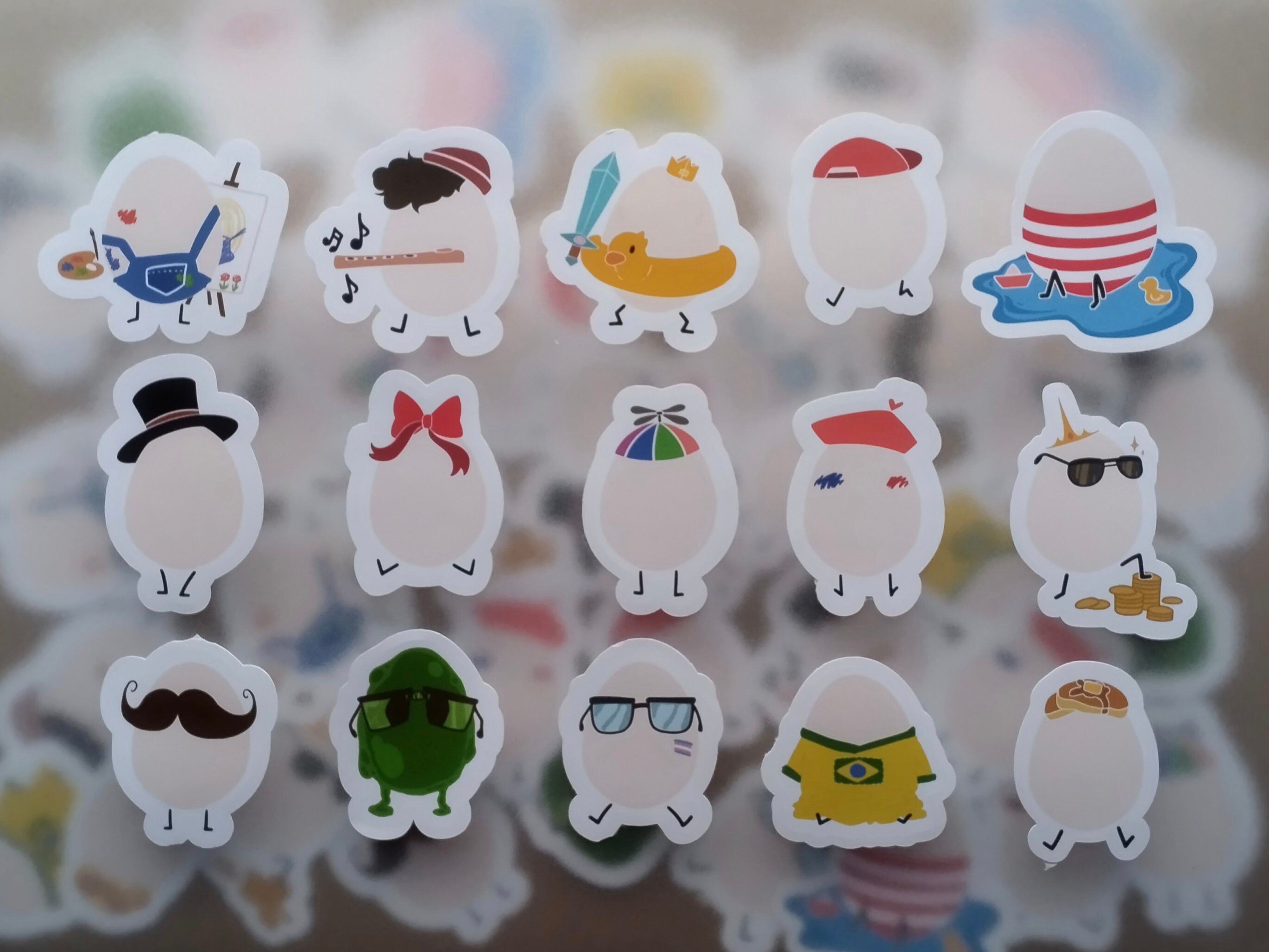 QSMP Egg Stickers