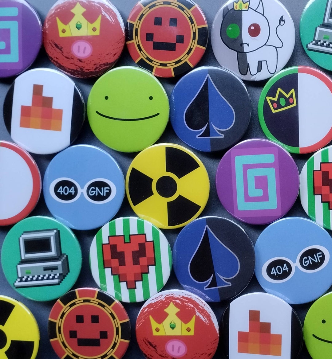 Dream SMP Pins Ranboo Ghostbur Karl Jacobs Tommyinnit DSMP Badges Etsy