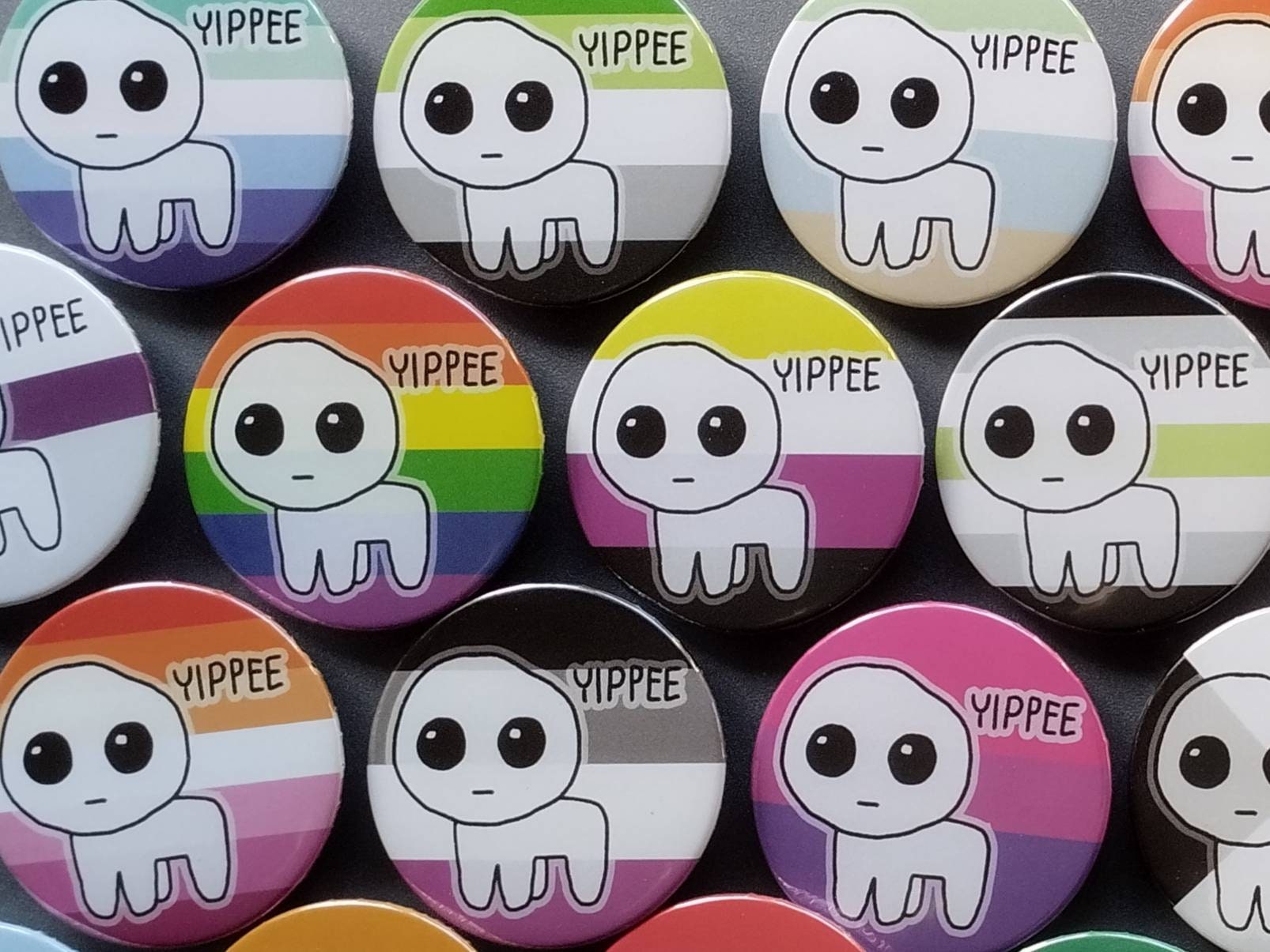 YIPEEE - TBH Autism Creature Pride Matt stickers - gay trans lesbian bi pan  intersex non binary genderfluid and more - TiredDotCom