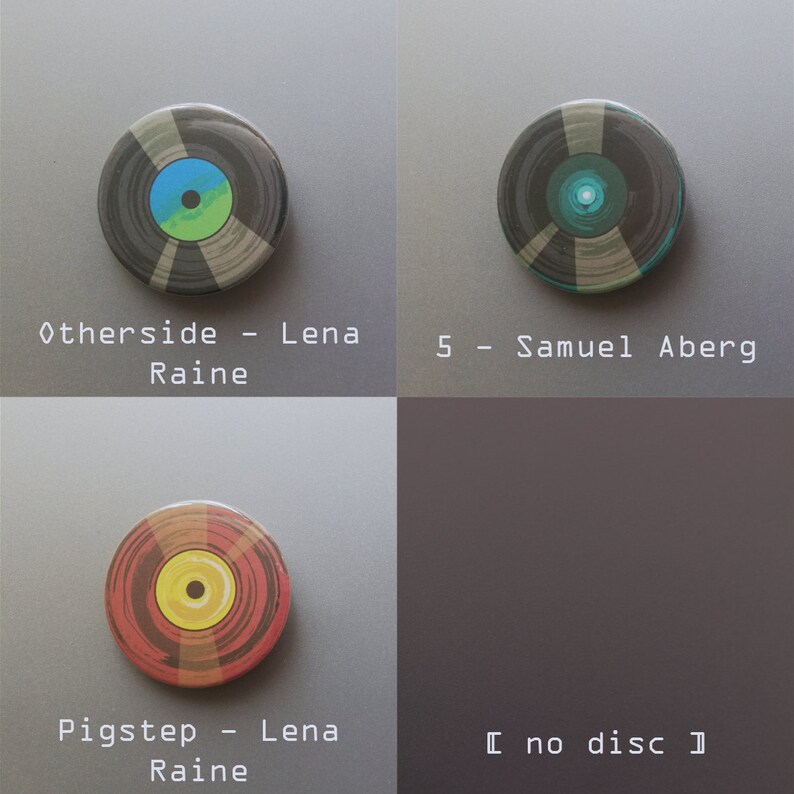 Minecraft Disc Pins DSMP Inspired Disk Badges Mellohi Etsy New Zealand