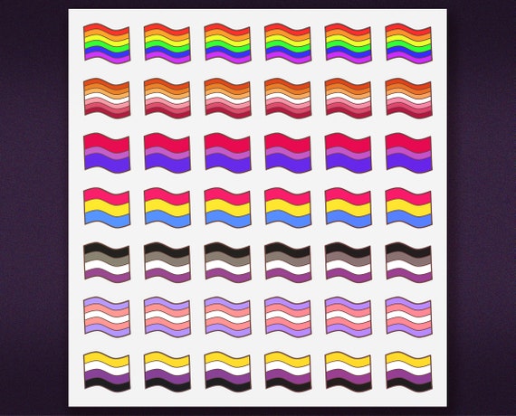 Pride Pigeon Stickers LGBT Pride Cute Stickers Pigeon Stickers Trans Ace Bisexual Nonbinary Genderqueer Gay Pride Stickers