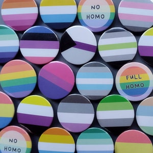 Stolz Pins | LGBTQ Abzeichen | Lesben Bisexuell Pansexuell MLM WIW Transgender Nonbinary Demiboy Demigirl Demisexual Asexual Aromantic Agender