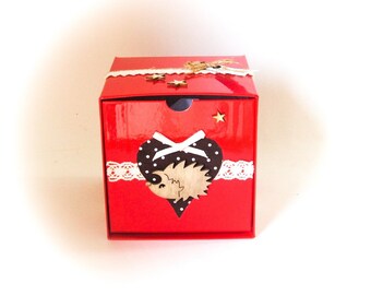 Box box theme Christmas gift wrap box Christmas Eve christmas tree handmade handmade