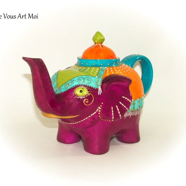 Porcelain Elephant Etsy