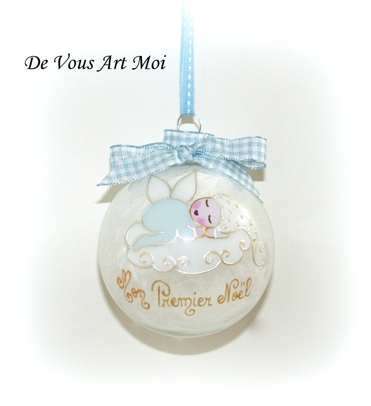 Boule Premier Noël Bébéboule Noël Prénom Personnalisée