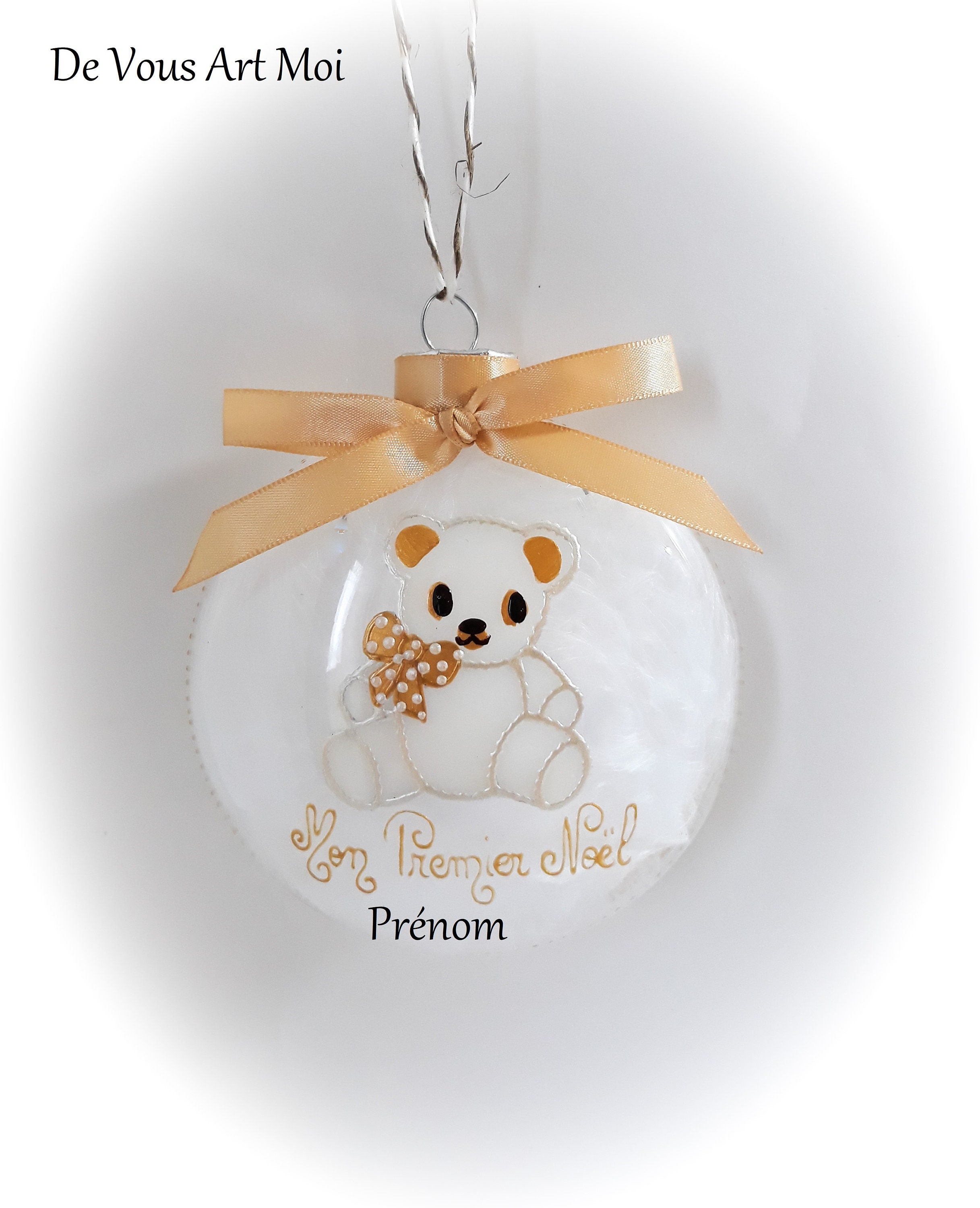 Pantoufles Bébé « Mon Premier Noël » – Taille 0-3 Mois, Rouge, Visage Ours – Neuves Avec Étiquettes