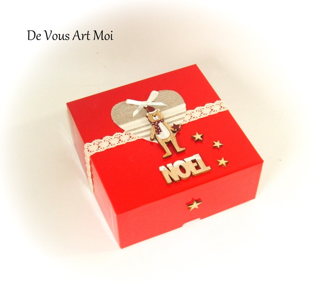 Christmas Theme Box Gift Box Original Handmade Christmas Eve Etsy