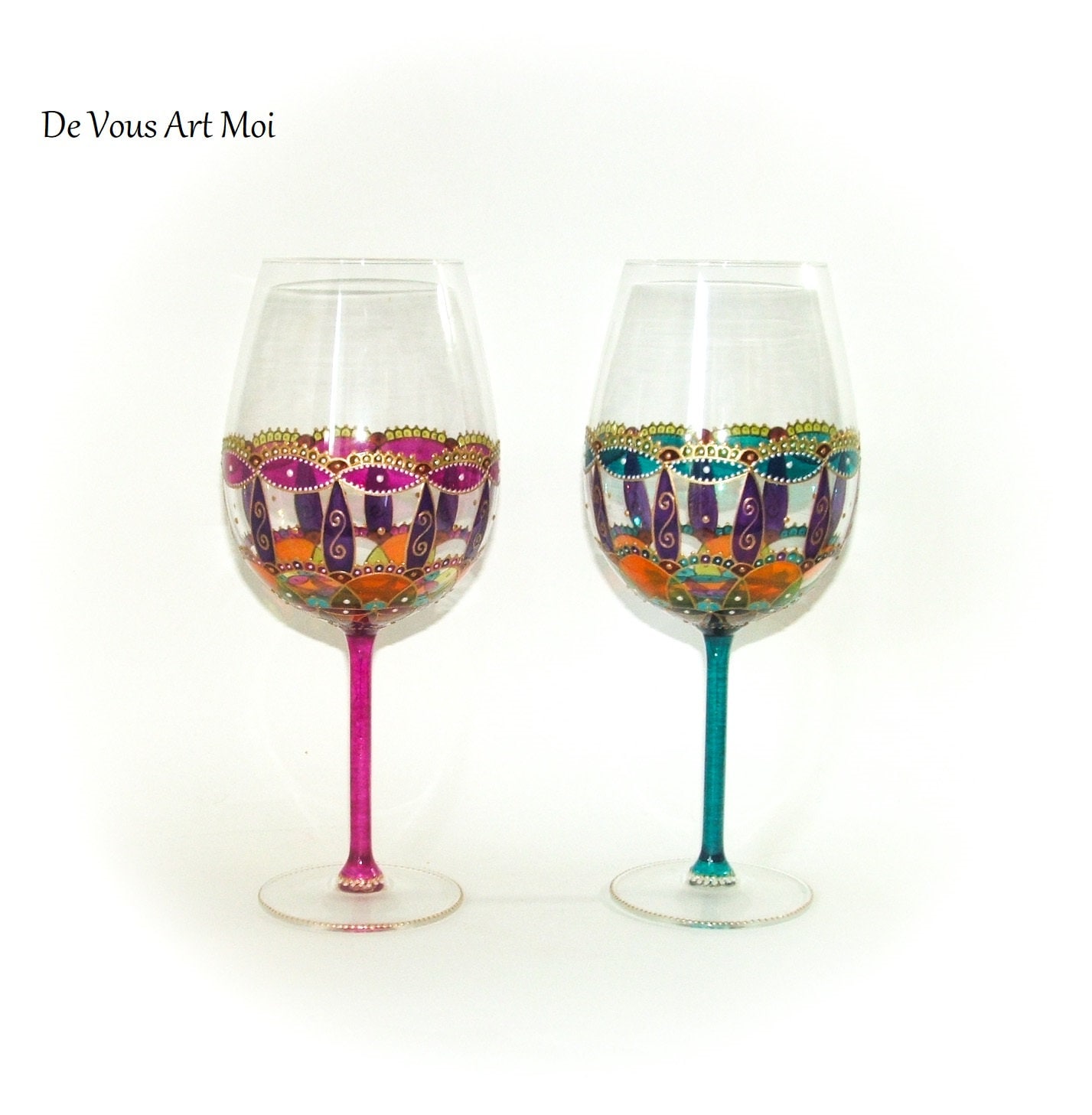 Verre À Vin Coloré