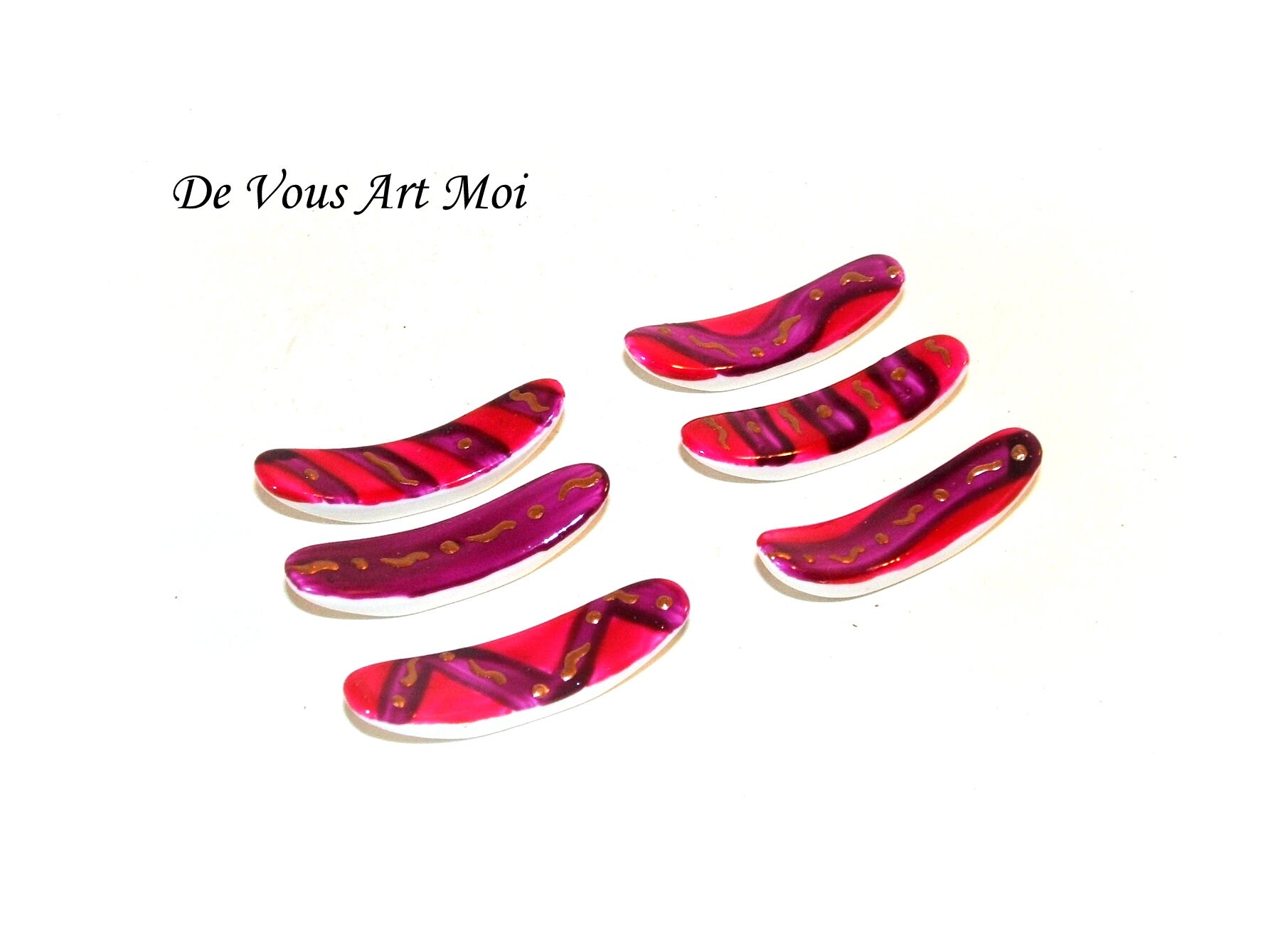 SUR COMMANDE - 6 Porte Couteaux Porcelaine Pâques, Repose Couteaux Arts De La Table Porte Couteaux Paques Decoration De Table Repose Couverts