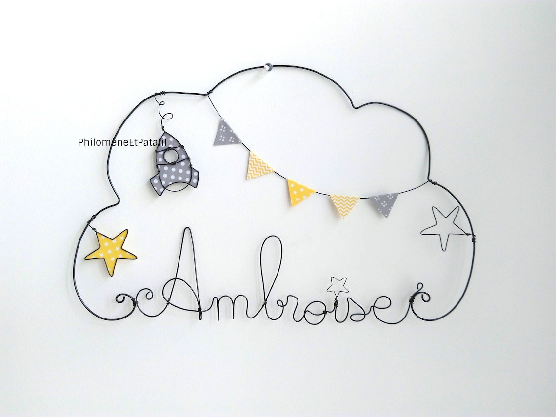 Lire Et Dire - Set De Table Prénom Forme Nuage- Agathe