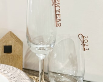 Set Di 20 Ciondoli Segnabicchieri Per Vino - Con Fibbia, Per Feste, Degustazioni, Bomboniere