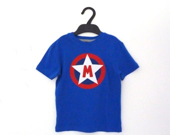 Camiseta superhéroe personalizada, camiseta infantil personalizada, camiseta superhéroe, disfraz infantil, superhéroe, camiseta estrella