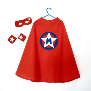 Custom Red Super Hero Cape, Superhero Costume, Children&#39;s Super Heroes, Red Superhero Cape, Red Hero Cape, Cape
