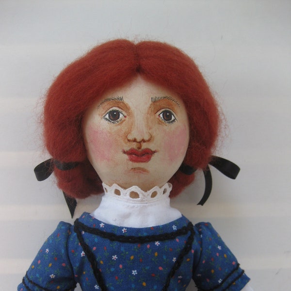 OOAK Fine Art Doll In Izannah Walker style