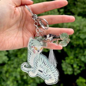 Hojakdo/ Jakhojaedo_Korean Tiger pinting keychain
