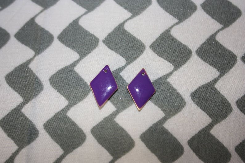 2 Purple diamond sequins image 1