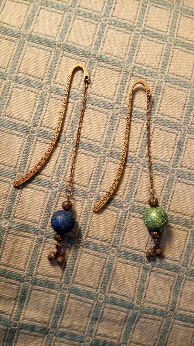 tassel Feather bookmark key heart.