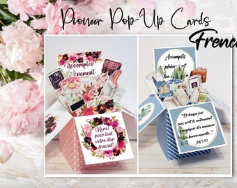 French Pioneer Pop-Up Cards