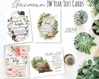 JW GERMAN Yeartext Cards