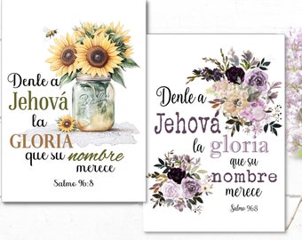 2025 Spanish Yeartext Floral Collection Cards and Prints