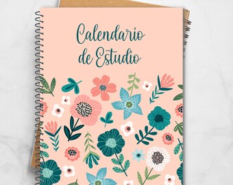 UNDATED Spanish Vector Flower Study and Service Planners