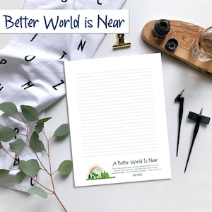 A Better World Stationery