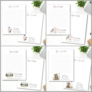2025 Pure Worship Convention Invitation Stationery Bundle - ALL Designs Included
