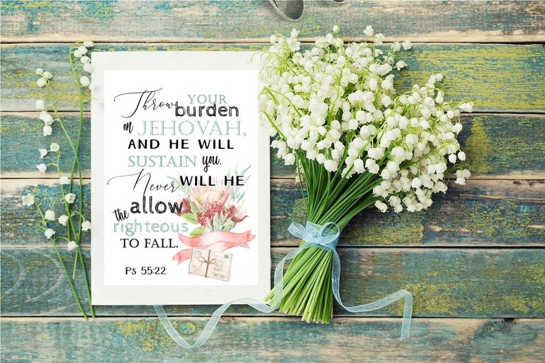 Encouraging Spring Scripture Cards - Etsy