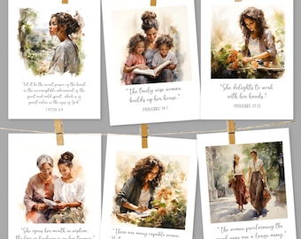 Women Scripture Prints - African-American Women