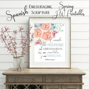 Spanish Spring Scripture Cards