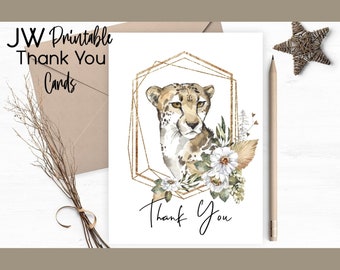 Scripture Thank You Cards - Savanna Animals