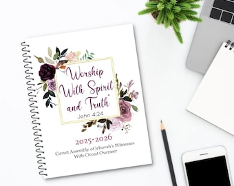 Cuadernos de la Asamblea del Circuito Floral CO 2026: "Adoración con Espíritu y Verdad" - Imprimibles y digitales