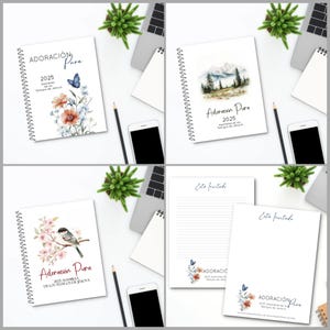 2025 Spanish Adoración Pura Asamblea Notebooks and Stationery - Printable and Digital - ALL DESIGNS
