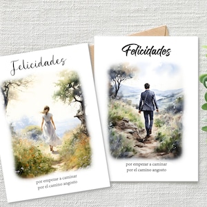 Cartes et impressions Routes étroites espagnoles