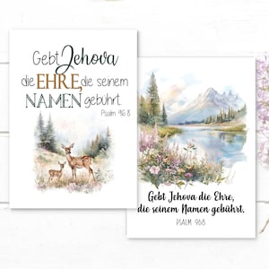 2025 German Yeartext Nature Collection Cards and Prints