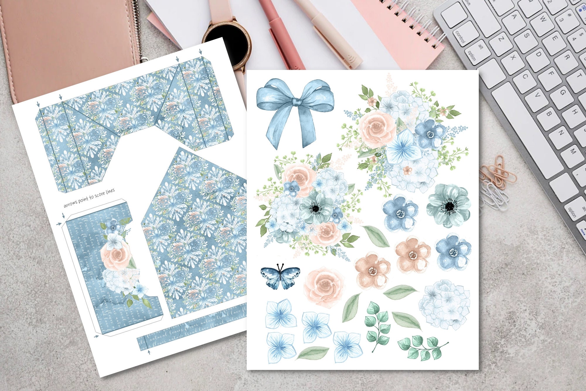Biglietto di condoglianze, biglietto pop-up con cesto di fiori 3D