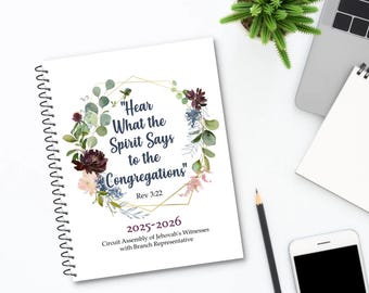 Cuaderno de Ensamblaje del Circuito Floral 2026 "Escucha lo que dice el Espíritu" (Imprimible y digital)