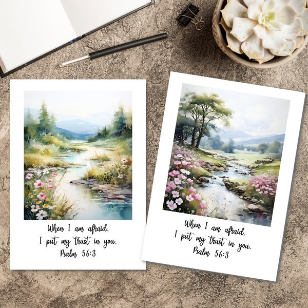2024 Yeartext Peaceful Scenery Cards