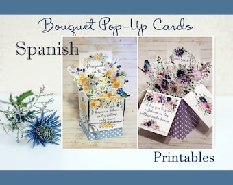 Spanish Bouquet Pop-Up Cards