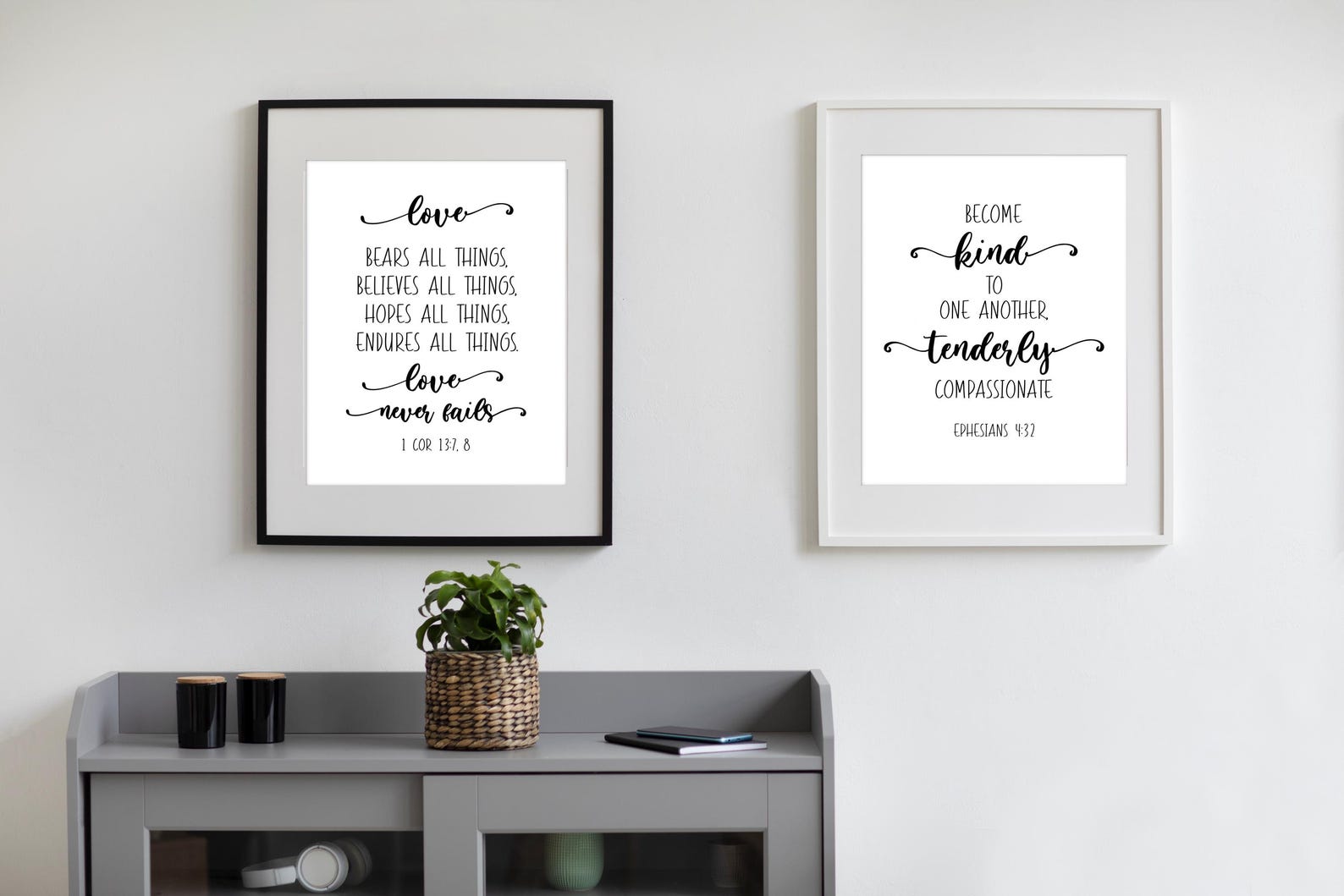 Black and White Scriptures - Printable Wall Art and Cards - Bundle 1 - Etsy