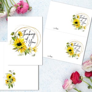 Cartões de Pensamento em Você para Imprimir em Aquarela