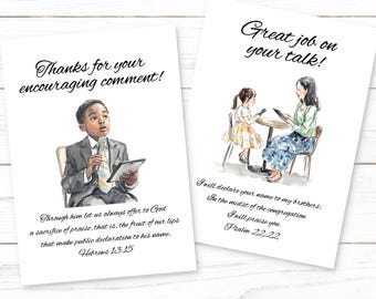 JW Talk and Comment Appreciation Cards (Digital Download)