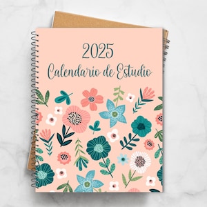 2025 Spanish Vector Flower Study and Service Planners