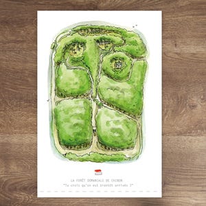 Carte GR #4-  rando 10x15cm A6