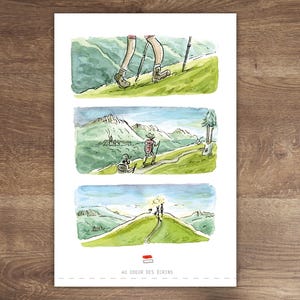 GR #8 wandelkaart 10x15cm A6-A5