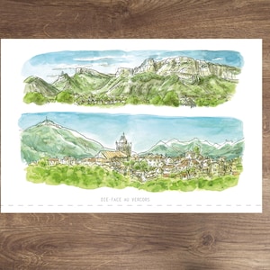 GR #14 wandelkaart 10x15cm A6-A5