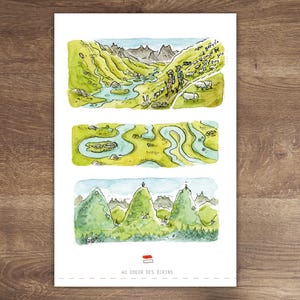 GR #9 wandelkaart 10x15cm A6-A5